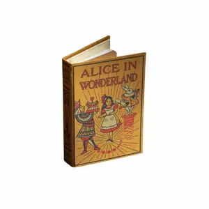 Alice in Wonderland Book Passport Holder, Keep Your Cards and Cash Safe and Stylishly Bookish, Book Lover's Favorite, Bookworm Gifts