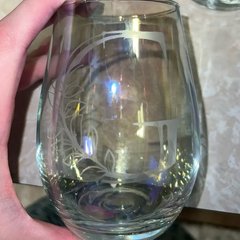 Engraved Wine & Whiskey Glasses