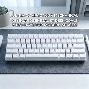 Upgrade Your Setup: The Ultimate 61-Key RGB Mechanical Keyboard ️