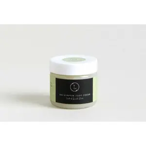 Natural Long lasting Lizush Shea Butter Eucalyptus Foot Cream - 2 oz