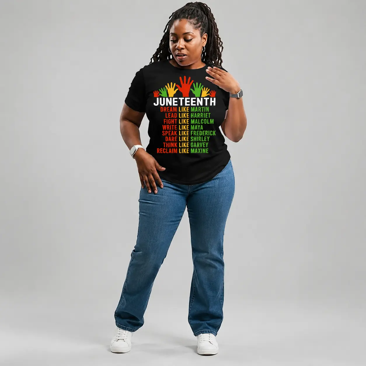 Men's Stylish Juneteenth T-Shirt, 100% Cotton African History Graphic Print, Breathable Short Sleeve Classic Crewneck for Casual Streetwear, Tshirt, Breathable Fabric, Fade Resistant, Relaxed Cut, Crew Neck, Digital Print, Soft, Tops, Fade-Resist, Fashion