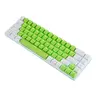 Basaltech 60% Compact Wireless Mechanical Gaming Keyboard - 68-Key, LED Backlit Red Switch, Dual-Mode (Bluetooth 5.0 & 2.4GHz), Auto Sleep/Wake, Silent, Business, Compatible with Up to 3 Devices for Computers & Office