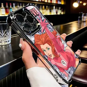 Atom Eve Cosmic Blush Phone Case Suitable for iPhone 17 16e 16 15 14 13 12 11 Mini Pro Max Air X XR XSMAX 8 7 Plus Anti Fall Matte Back Cover