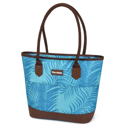 Tirrinia Large Insulated Cooler Bag for Women, Leakproof Beach Lunch Tote with Zipper for Work, Travel & Groceries