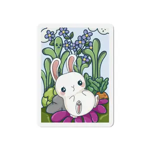 Cute Kawaii Bunny Die-Cut Magnets