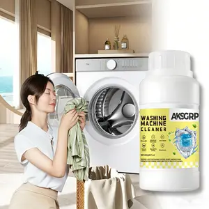 Powerful Washing Machine Cleaner Powder, Rust Removal & Odor Elimination, Drum Wheel Cleaning Agent, Disinfectant & Antibacterial