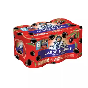 Early California Large Ripe Pitted Olives - 36oz/6pk Butter Salt