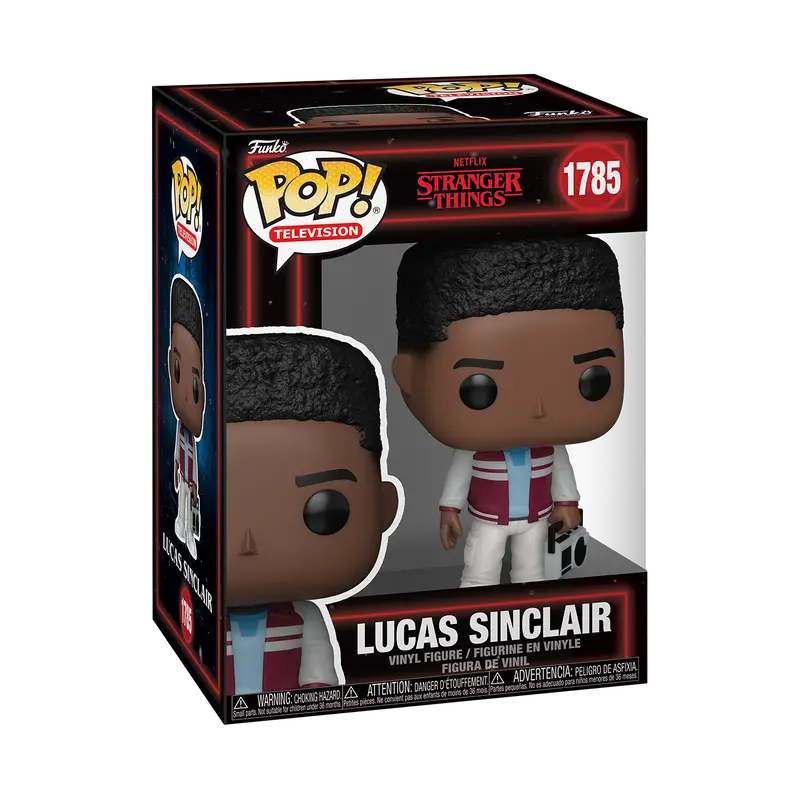 Funko Pop! TV: Stranger Things Lucas Sinclair Season 5 Vinyl Figure With Protector