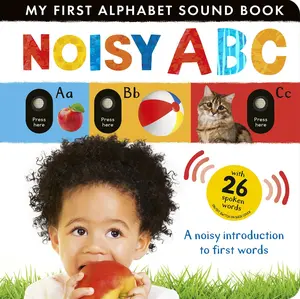 Noisy ABC: A Noisy Introduction to First Words with 26 Spoken Words -- Beth Hamilton - Board Book