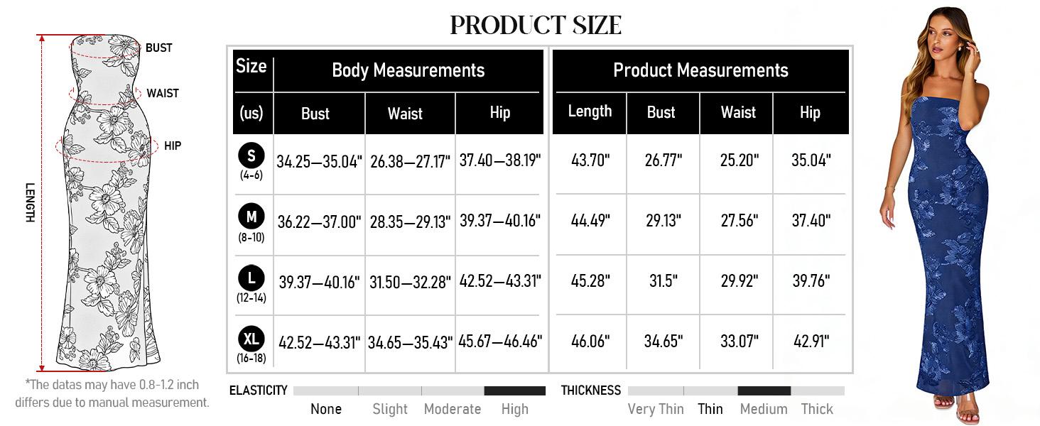 MEROKEETY Women's Floral Strapless Maxi Dress 2026 Summer Mesh Tube Bodycon Formal Wedding Guest Cocktail Party Long Dresses MEROKEETY Women's Floral Strapless Maxi Dress 2026 Summer Mesh Tube Bodycon Formal Wedding Guest Cocktail Party Long Dresses