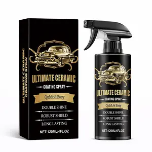 High Gloss Car Coating Spray Quick Shine Effect 120 ml Auto Polish Coating Agent With Dustproof and Glazing Effects Long-Lasting Car Showroom gloss that Lasts Car Gifts