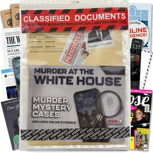 Mmc House Murder Case Detective Game, 37 Evidence Pieces, 150 Minutes Playtime, Solve Mysteries, Uncover Truth, Immersive Detective Game