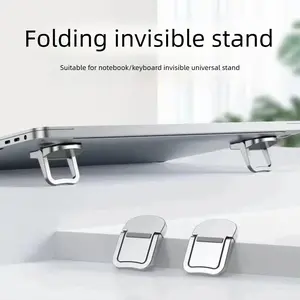 New Laptop Keyboard Stand Invisible Portable Foot Support Adjustable Desktop Heightening Base Stand