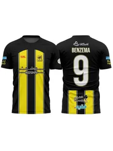 2026 best-selling new 3D printed Manchester City jersey for men and women, quick-drying and breathable sports round neck T-shirt