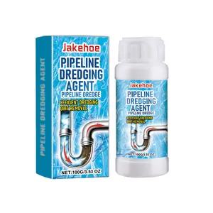 Jakehoe Pipeline Dredging Agent - Fast-Acting Cleaner for Kitchen Toilet Sink & Sewer Pipes Efficient Dirt Removal 100g