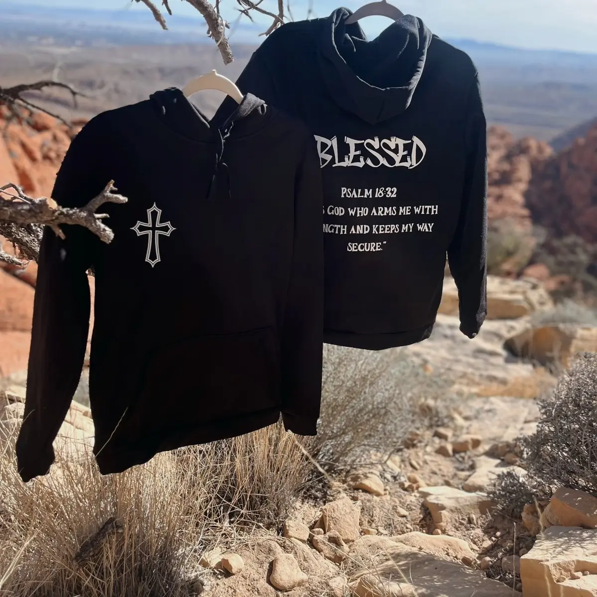 Comfy Blessed Hoodie 2 Free Bracelets with Purchase
