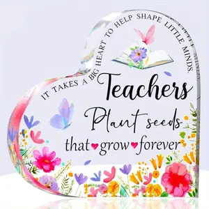 Teacher Appreciation Gift for Women, Birthday Gift for Teachers, Paperweight Keepsake, Thank You Teacher Graduation Party Gift