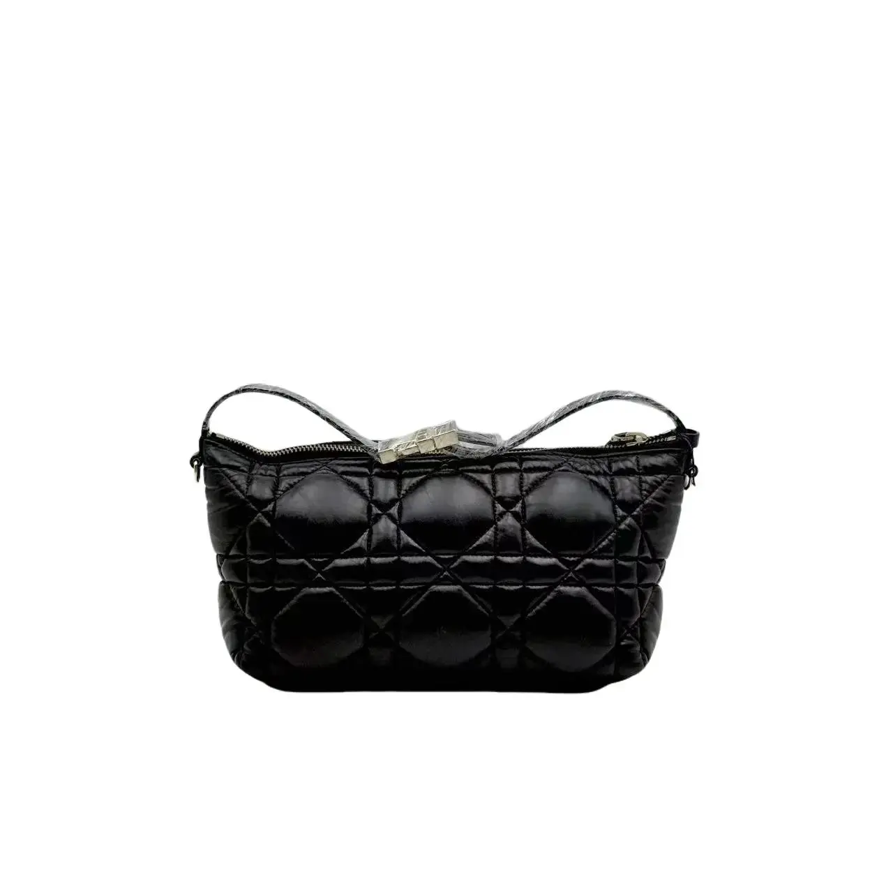 Pre-owned Dior H5 Black Travel Nomad Nomadic Lunch Box Bag H19297