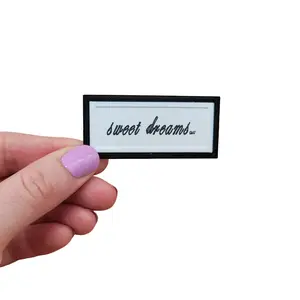 1:24 Scale "sweet dreams..." Wall Decor - 1/12 Modern Mini Doll House Furniture Miniature