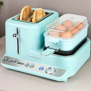 Retro 3-in-1 Breakfast Station, Aqua Retro 3-in-1 Breakfast Station, Aqua