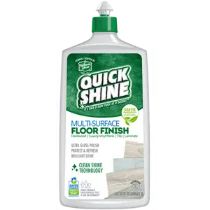 Quick Shine Acabado de Piso Multisuperficie Fórmula sin Pfas, Esmalte de Piso Doméstico Multiuso, 27 oz