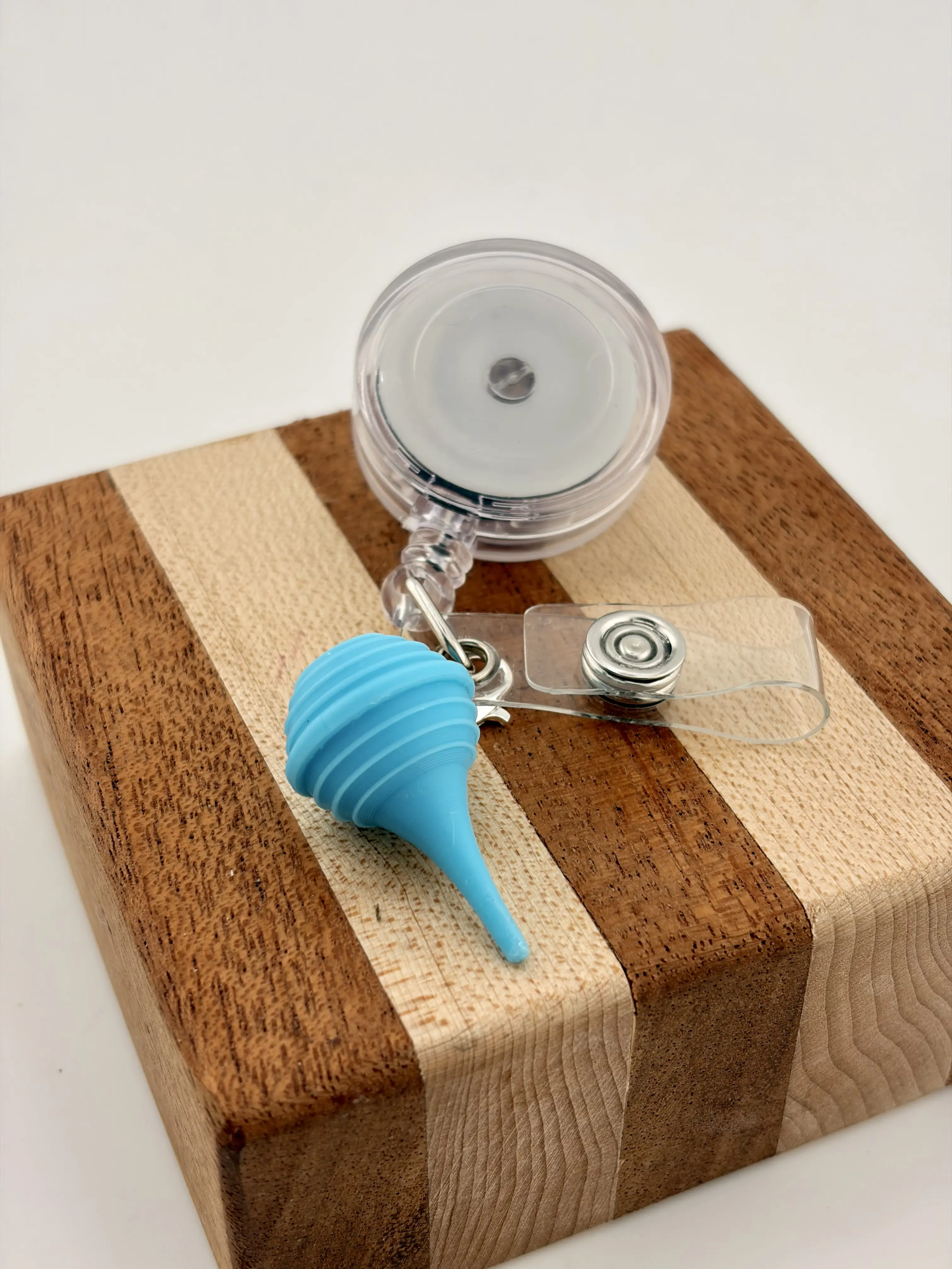 Nurse badge charm - Bulb Aspirator for newborn babies NICU RN