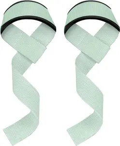 WSAKOUE Lifting Straps, Weightlifting Straps, Deadlift Straps with Padded Neoprene for Power Lifting, Bodybuilding, Gym Workout, Strength Training & Fitness Workout, Resistance
