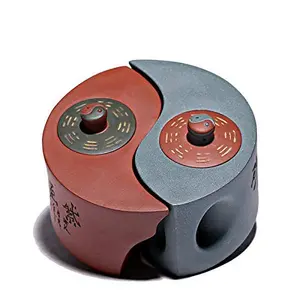 Tai Chi Bagua Teapot Set 12oz  Traditional Chinese Zisha Clay Pottery Handmade Tea Pot Ceramics Purple Sand Mud Kungfu Kettle