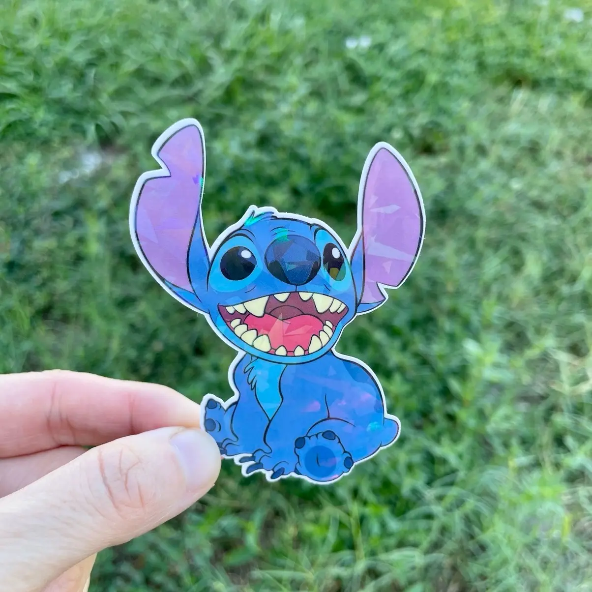 Blue Alien Sticker