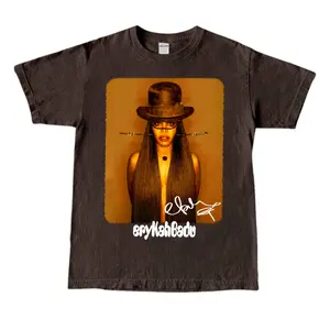 Erykah Badu Music Shirt, Retro 90s Erykah Badu Signature Graphic Tee Top Unisex Shirt