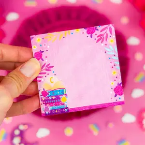 Romantasy Book Stack Sticky Notes 3" x 3"