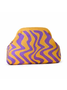 "1pc TikTok Viral Fashion Hack! The knit cloud bag that elevates every outfit instantly""This viral wave clutch is the most fun bag I own! 🤯 The color combo is unreal""I get compliments EVERY time I carry this – it’s the perfect statement pi