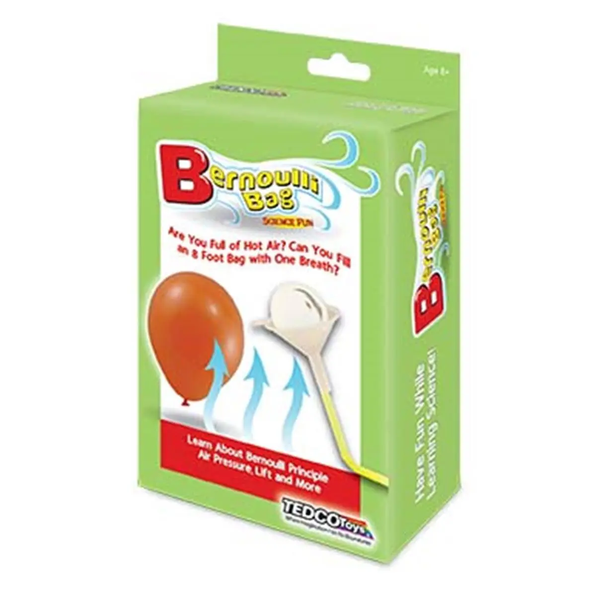 Tedco Toys Bernoulli Bag Science Kit, Educational School Learning Supply That Teaches About Bernoulli Principle