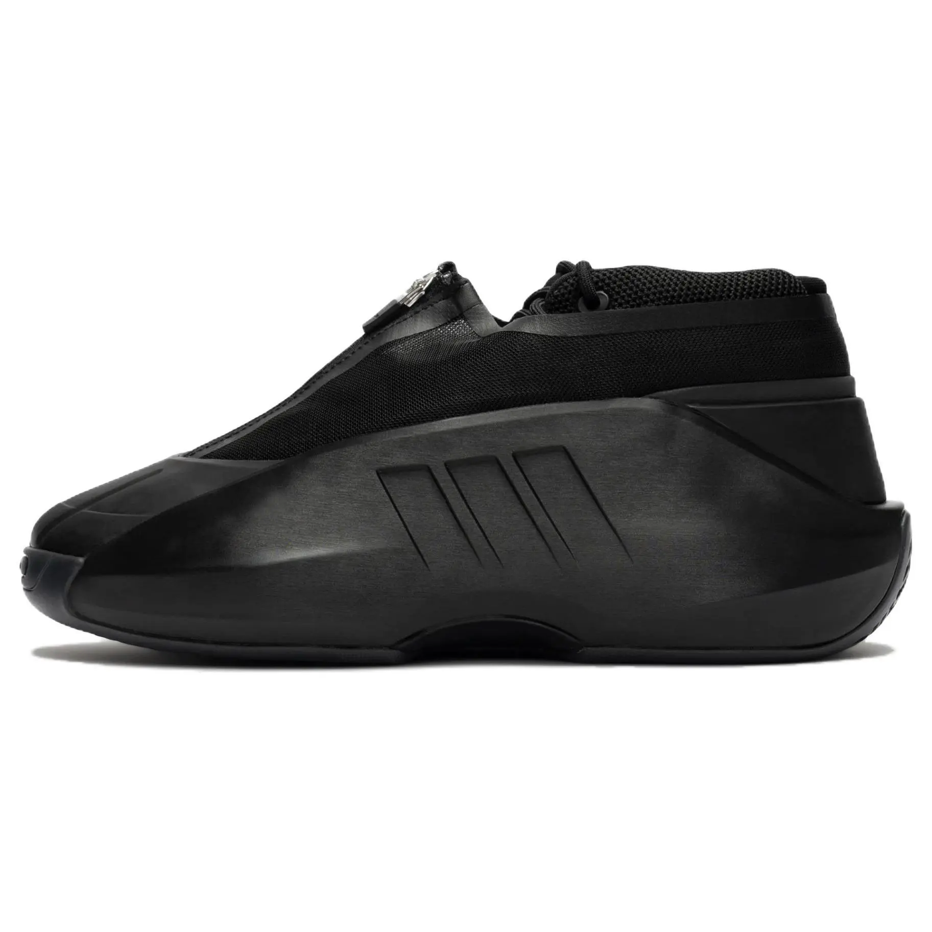 Adidas Crazy IIInfinity Triple Black' Retro Durable Non-slip Mid Top Basketball Shoes Unisex IE7689