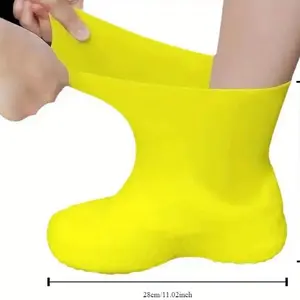 [Holiday Haul]  Outdoor Latex Rain Boots Waterproof Shoe Cover That Can Be Reused For Rain Prevention.Multiple Colors To Choose From, Durablegalentine's gifts for girls Rain Shoes Rainproof