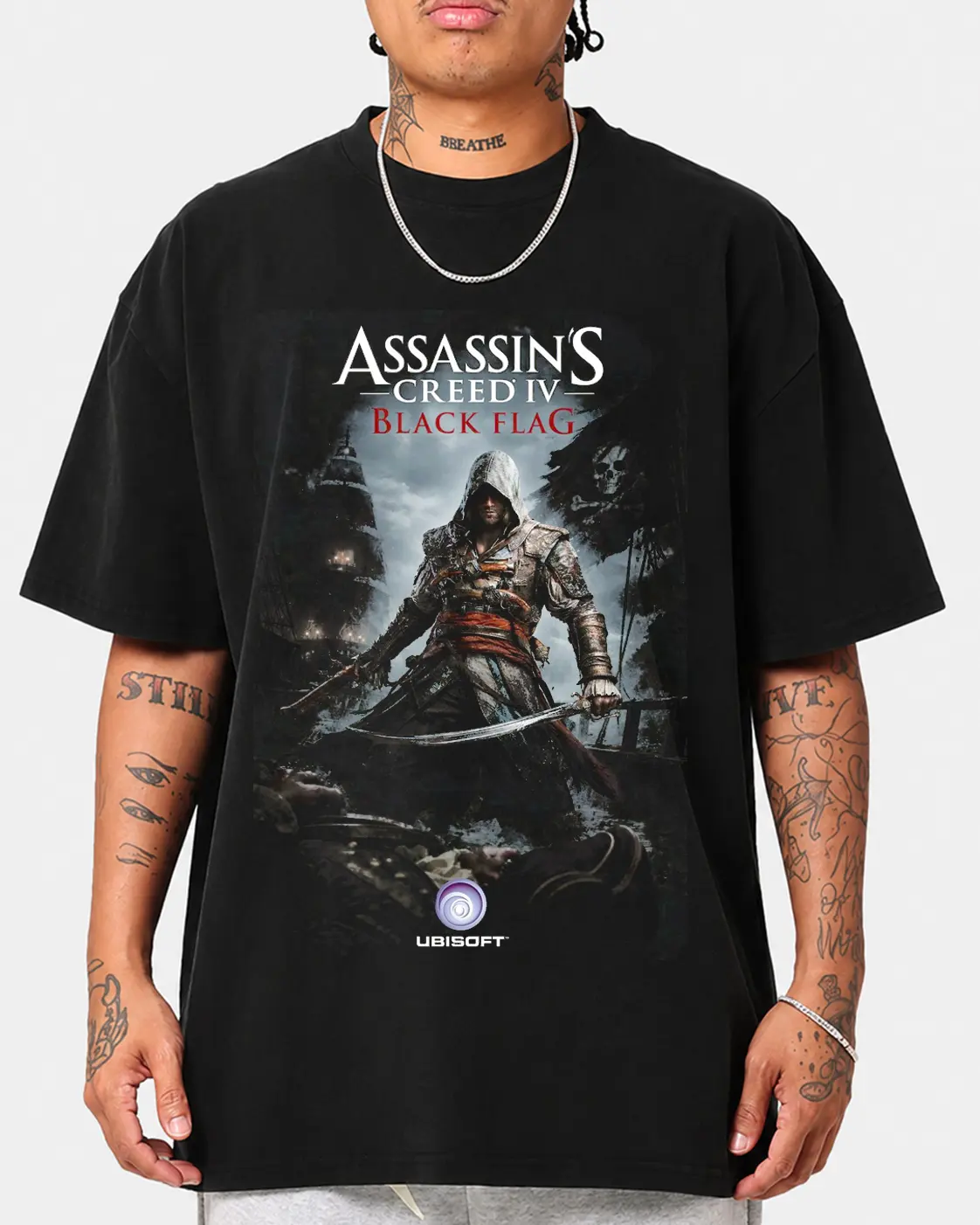 Assassin's Creed Black Flag Resynced Hidden Blade T Shirt Gift For Fans Adventure Gamer Tee
