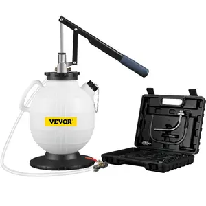 VEVOR Transmission Fluid Pump 2 Way ATF Refill System Dispenser, Oil and Liquid Extractor 10 Liter Large Capacity, Automatic Transmission Fluid Pump Tool Set with 14 Pieces ATF Filler Adapters