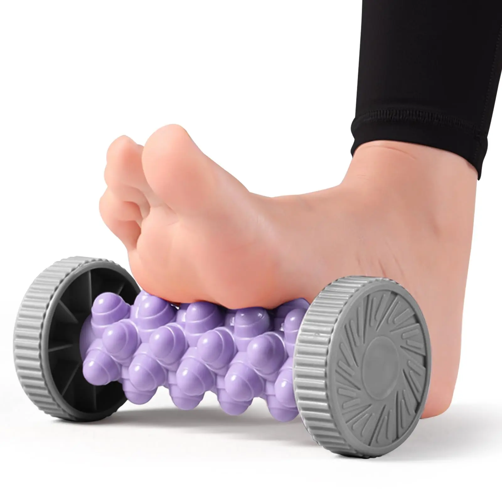 Plantar Fasciitis Foot Roller, Manual Deep Tissue Massage Ball for Arch Heel Pain Relief, Reflexology Foot Massager Tool for Muscle Recovery