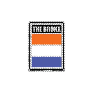 Bronx Flag Prism Sticker Full Color