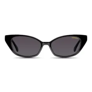 Vakenelli Grandevita Nero Cat Eye Sunglasses - Refined Classic Acetate Frame for Quiet Confidence & Elegance