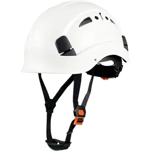 Industrial Safety Hard Hat with Visor, ABS Construction Hardhat, Adjustable Ventilation, 6-Point Suspension, Head Protection for Work