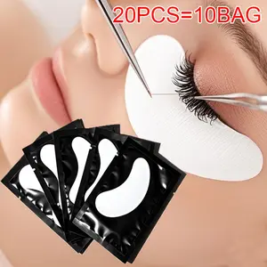 Eyelash Extension Tape, 10 Bags Grafting Eyelash Patches for Planting Eyelash Isolation Upper & Lower Eyelash, Eye Makeup Tool for Women, Pads