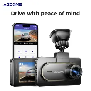 AZDOME M27 Single-channel Dash Cam [NO CARD] Full HD 2K ith 3" Screen Built in WiFi GPS Super Night Vision 24H Parking Monitor Loop Recording Easy to Install Dashcam