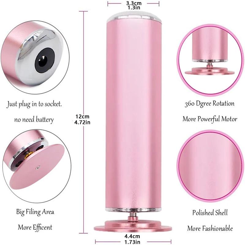 Electric Foot Callus Remover Foot Care File Heels Dead Skin Pedicure Tool Electronic Foot Grinder and Replacement Sandpaper Eleven Ever