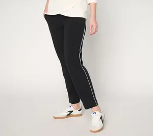 Denim & Co. Active Petite Drapey French Terry Pants
