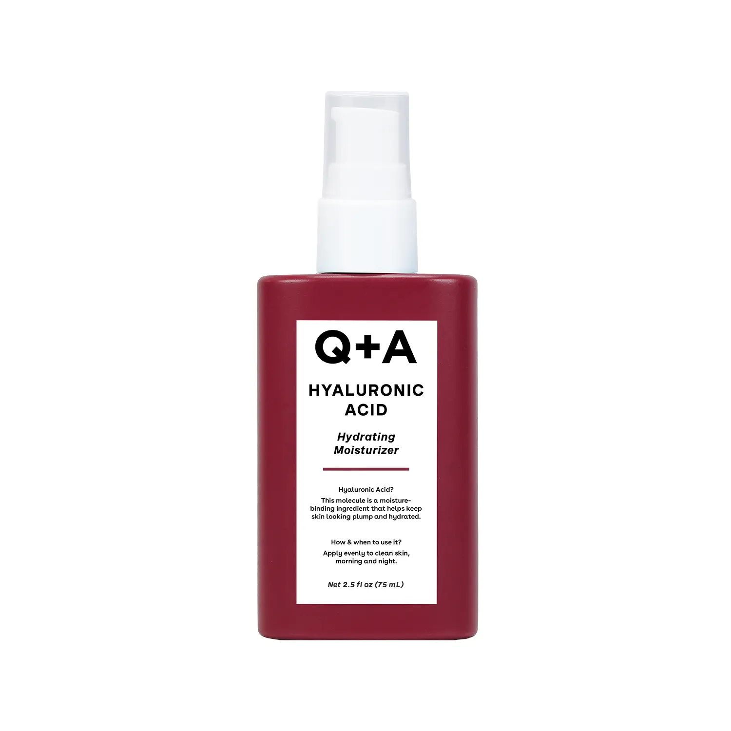 Q+A Hyaluronic Acid Hydrating Moisturizer