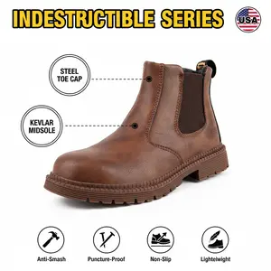 Impact-Resistant Anti-Puncture Ergonomic Splash-Proof & 100% Waterproof Unisex All-Purpose Casual Safety Sneaker - Anti-Slip Durable Comfortable Gear