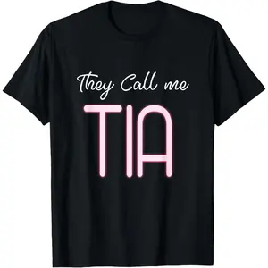 100%cotton They Call Me Tia Mexican Aunt Shirt | Auntie Mexicana Tia T-Shirt
