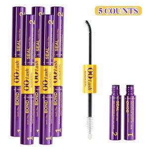 OQ Lash Bond & Seal Waterproof Glue Lash Cluster Glue for Eyelash Extensions Long-Lasting Strong Gentle Comfortable Non-Irritating 2-in-1 Bond and Seal Lash Glue for Eyelash Cluster Eyelashextension