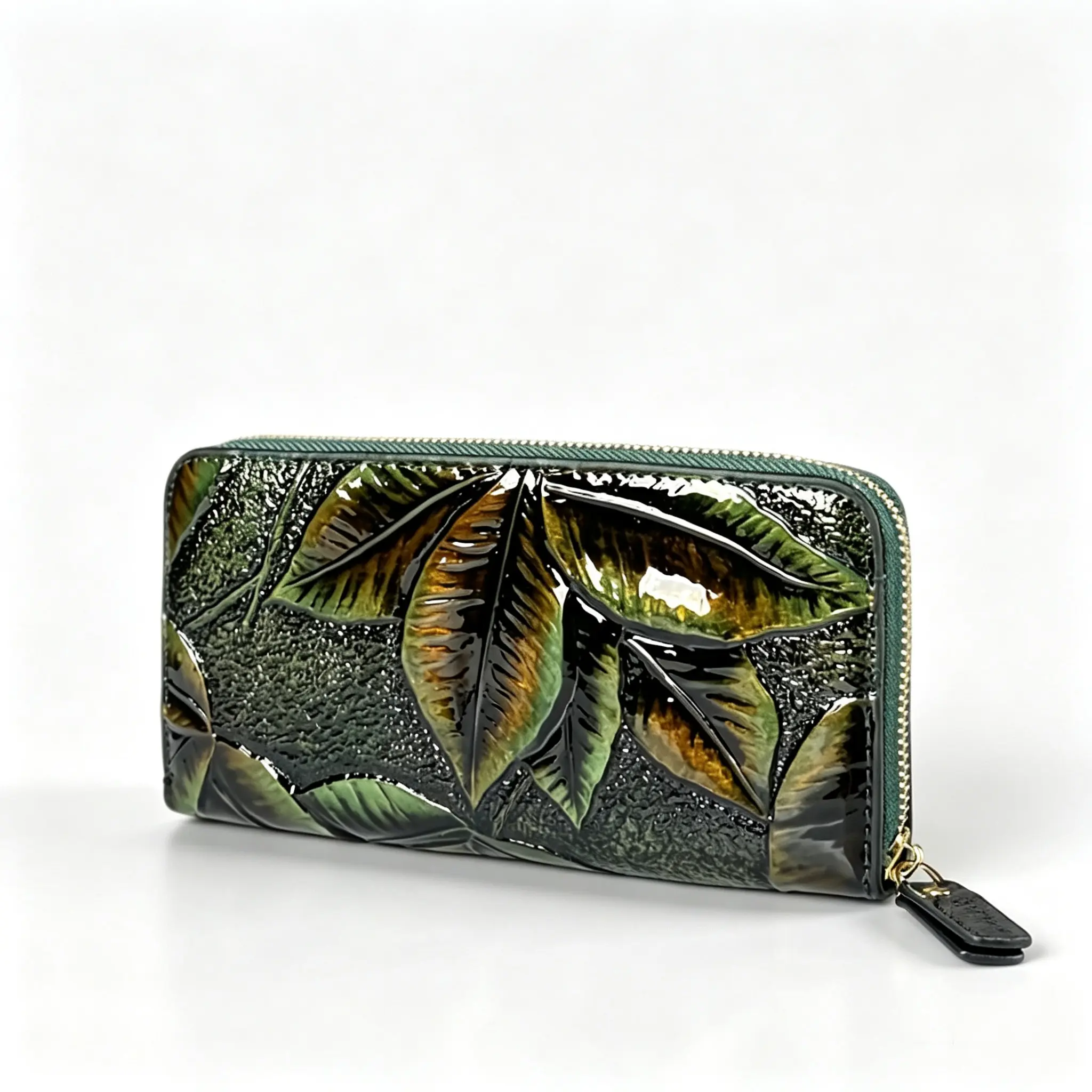 Women's Luxury 3D Embossed Hand Clutch Wallet - Large Capacity Currency Holder Compartment, Separate Spaces for Coins, Bills, Cards, Documents & Cell Phone, Versatile for Commute, Shopping & Gifting, Currency Holder Compartment Women's Wallets
